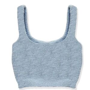 stars above light blue gradient hang tag women top size M NWT